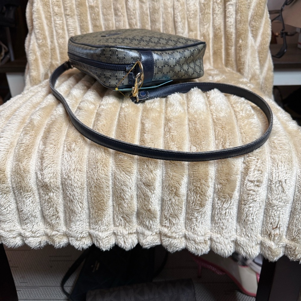 Celine NAVY and GRAY Crossbody Bag - Picture 6 of 13